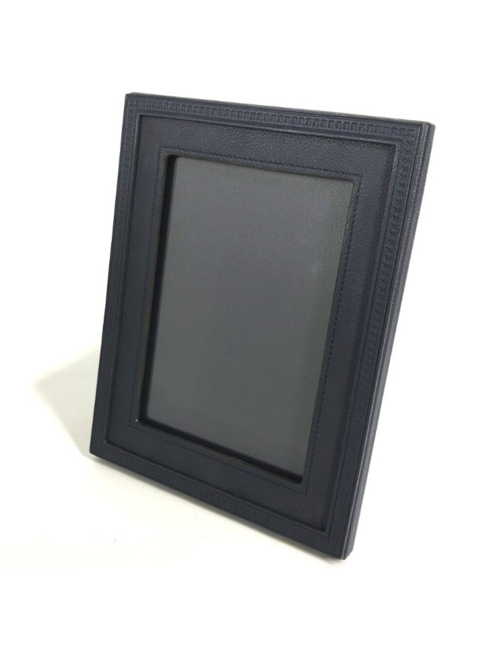 Louis Vuitton Photo Frame Cardle Henri MM LV Logo Leather Navy